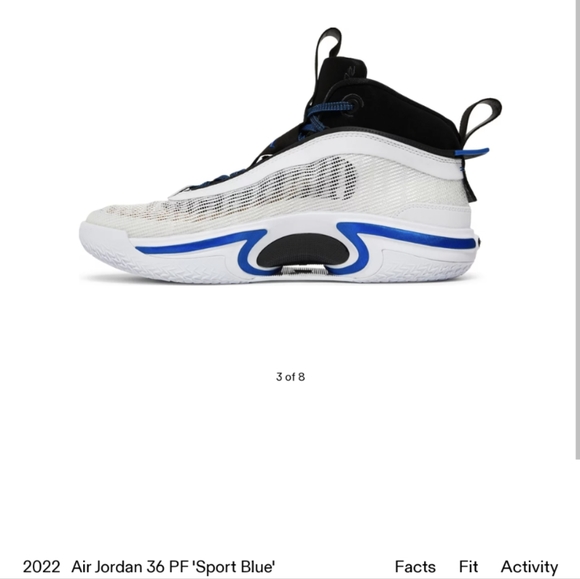 Jordan 36 size 10 - Picture 7 of 8